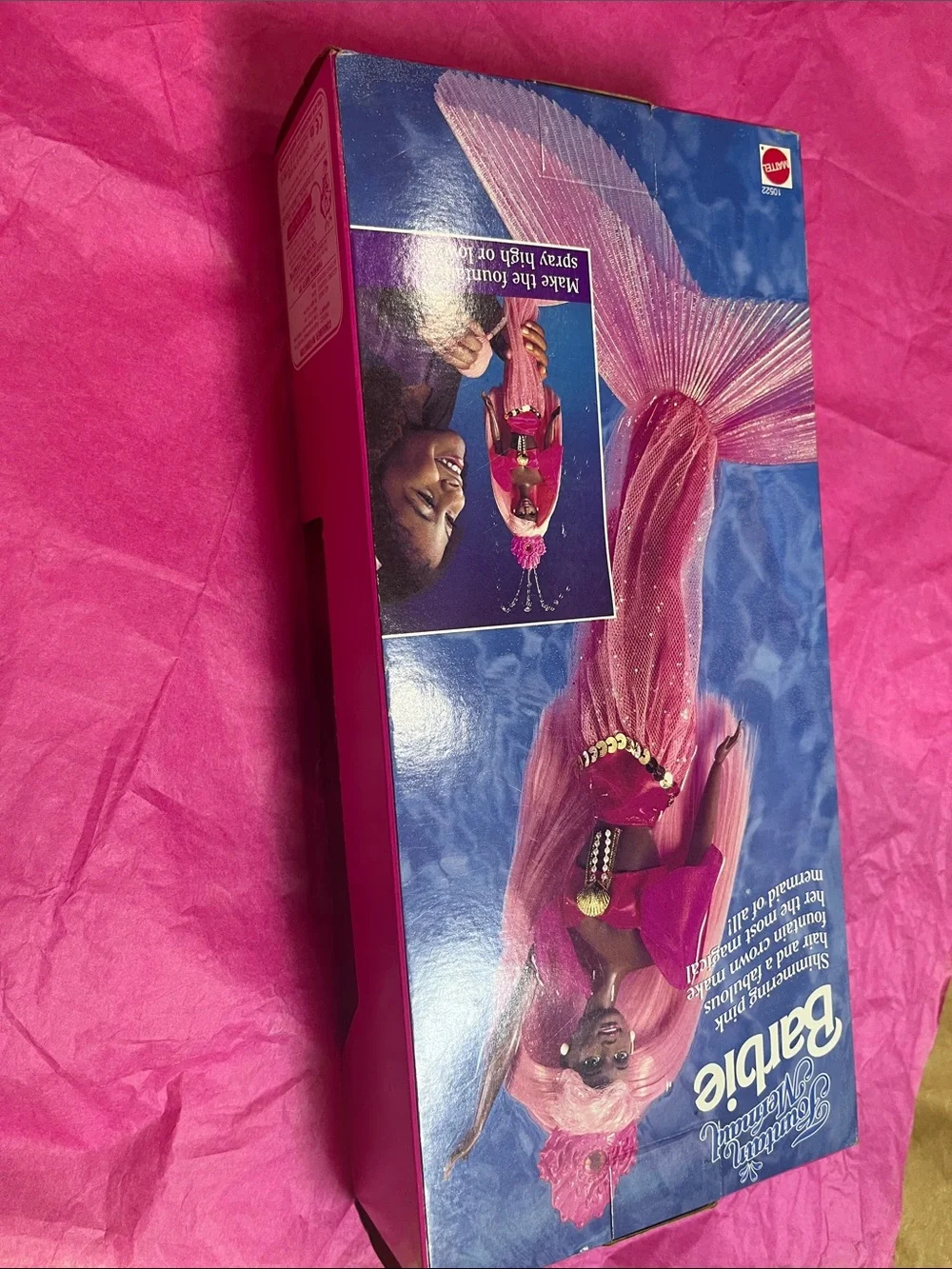 Vintage 1993 Fountain Mermaid Barbie African American NRFB